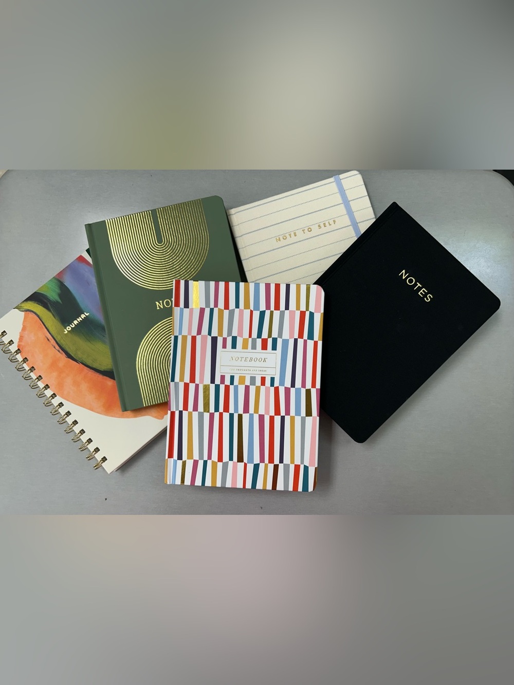 Hardcover Notebook - Home Office Journals Bundle of 5